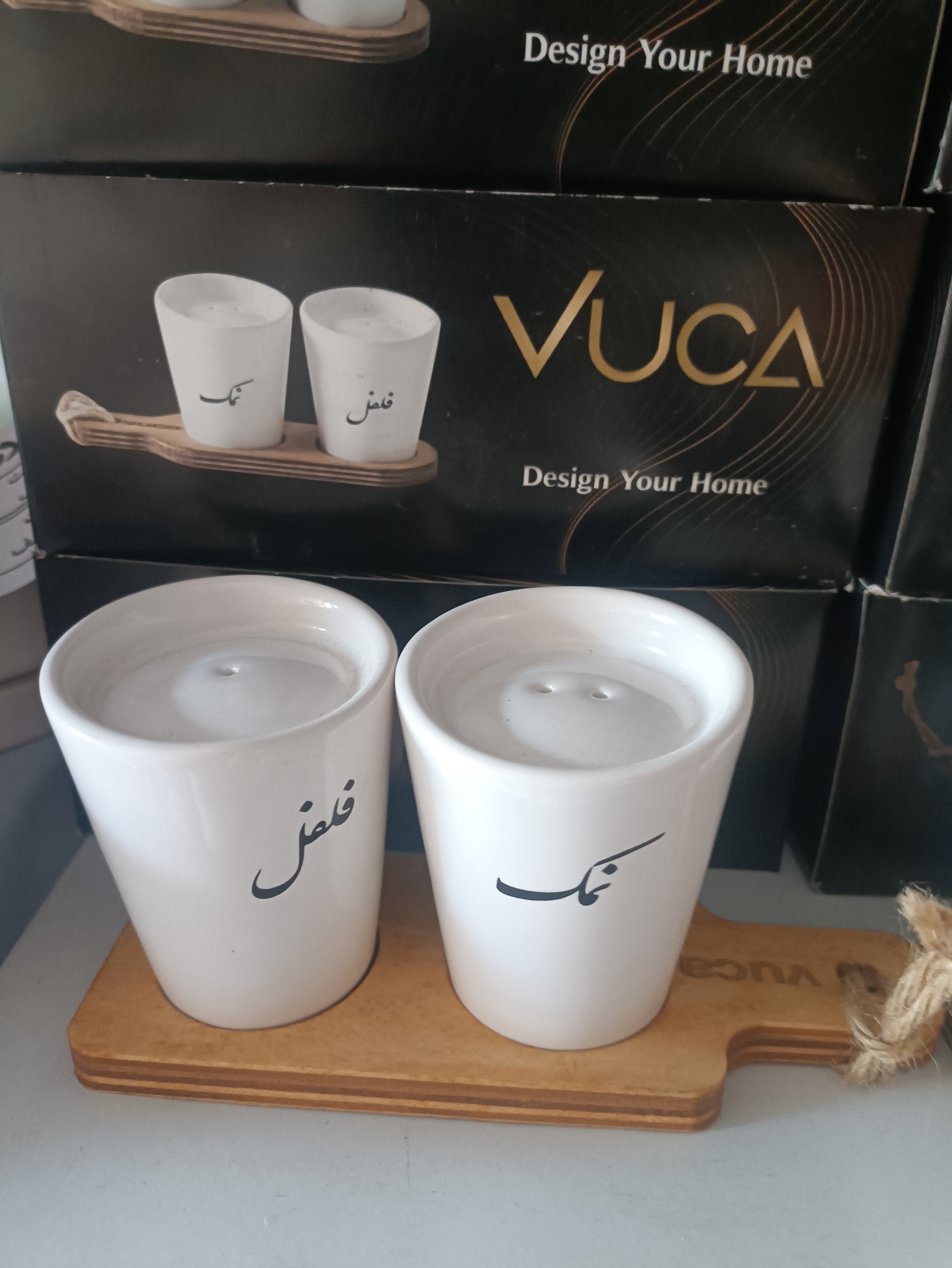 ست سرامیکی چوب نمک پاشی وفلفل پاش